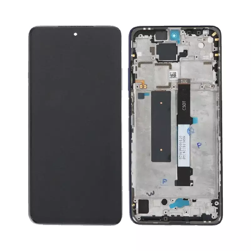 Ecran Xiaomi Mi 10T Lite 5G/Redmi Note 9 Pro 5G ORIGINAL SP avec chassis bleu