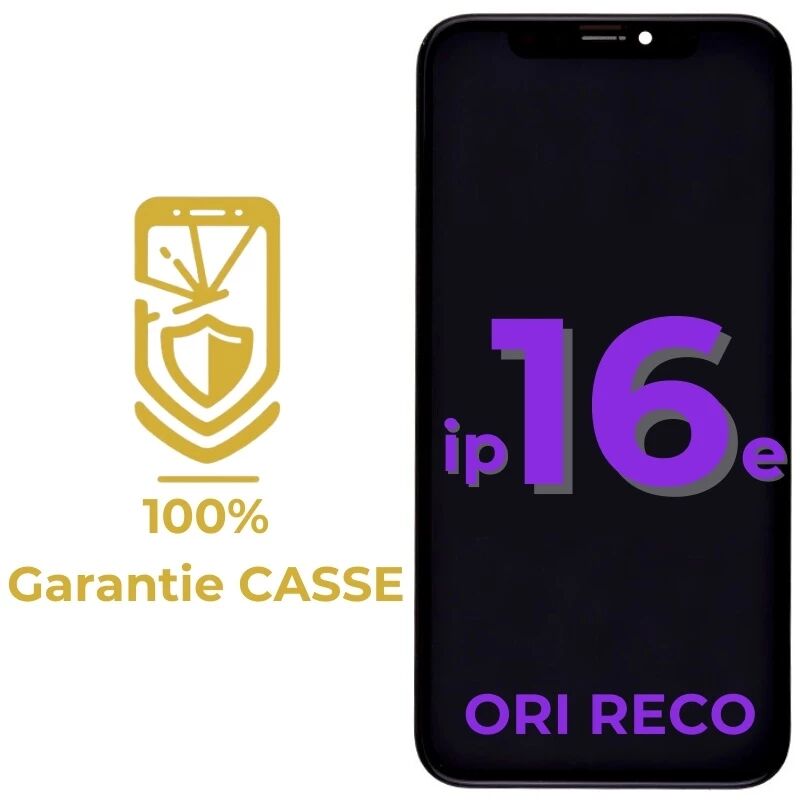 Garantie 100% CASSE-Ecran iPhone 16E "ori reconditionné"