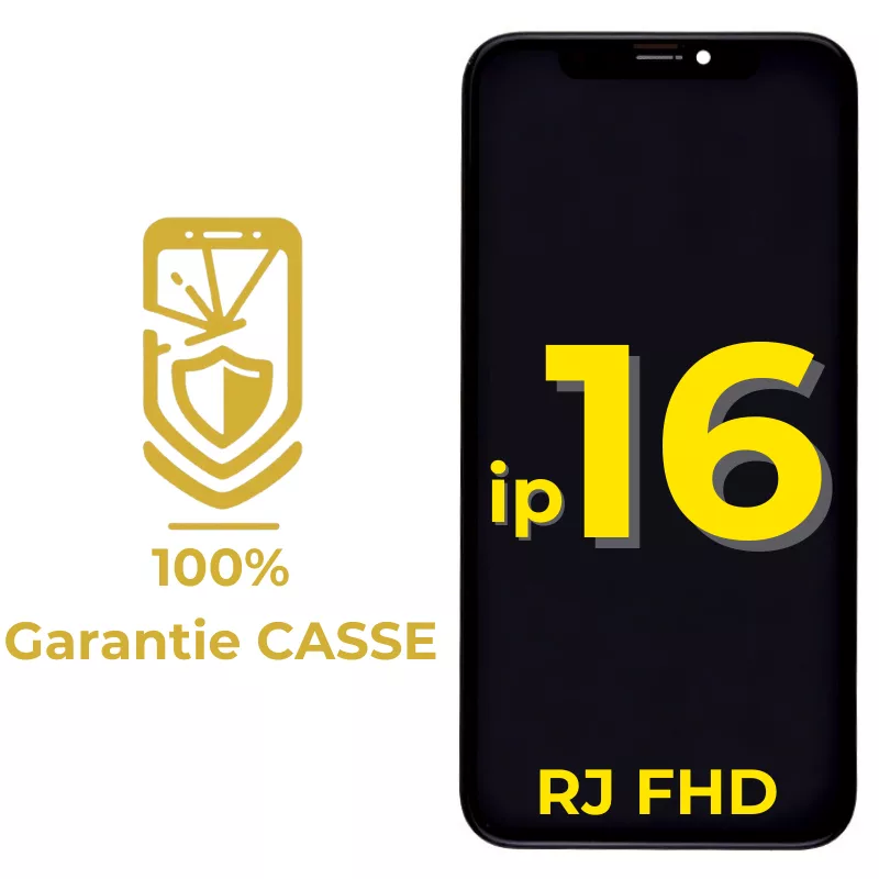 Garantie 100% CASSE-Ecran iPhone 16 Incell FHD RJ bordures d'origine (Qualité SUPERIEURE)