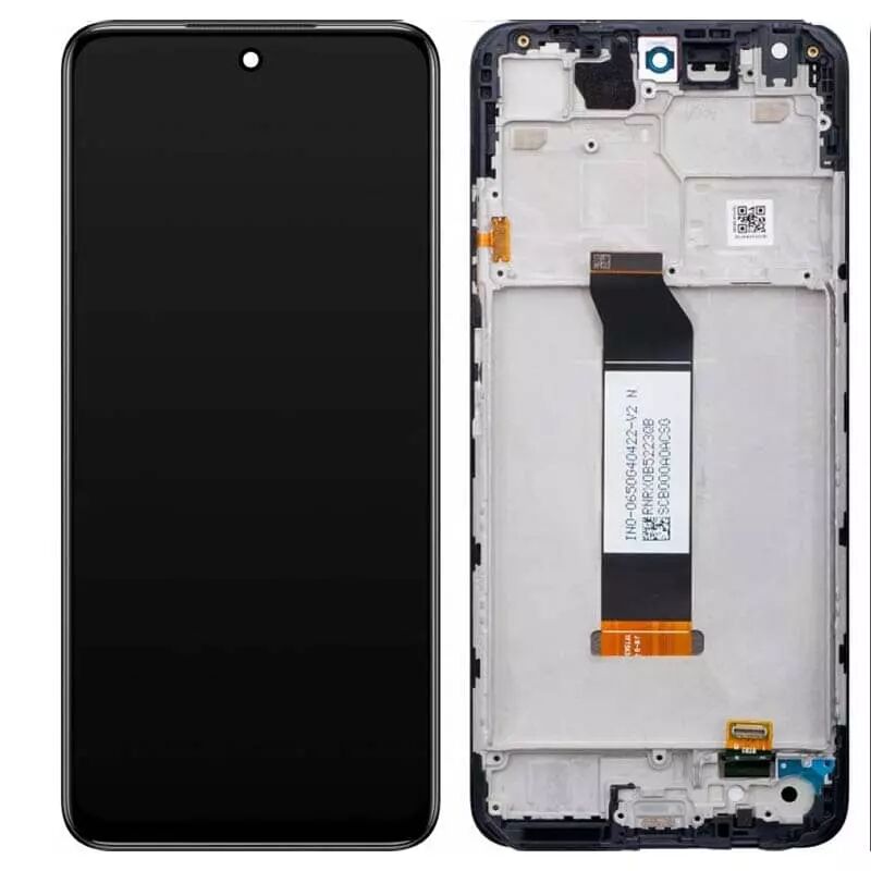 Ecran Xiaomi Redmi Note 10 5G / Redmi Note 10T 5G / Poco M3 Pro 5G ORIGINAL SP avec chassis gris foncé