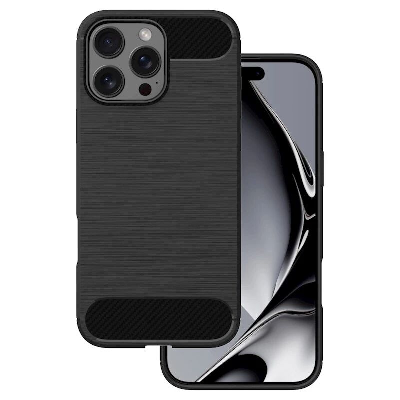 Coque CARBON SHOCK iPhone 17 / iPhone 18 noir