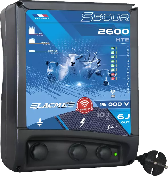 Electrificateurs secteur Lacmé Secur 2600 connect'ld