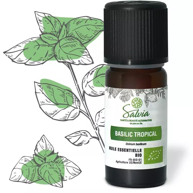 Basilic tropical - Huile essentielle bio - 10 ml