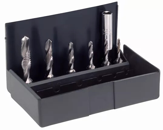Coffret tarauds à main - ø 3 à 10 mm acier HSS