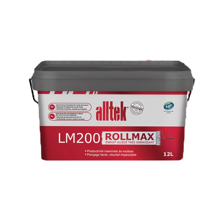 Enduit allégé en pâte prêt à l'emploi LM200 ROLLMAX | ALLTEK