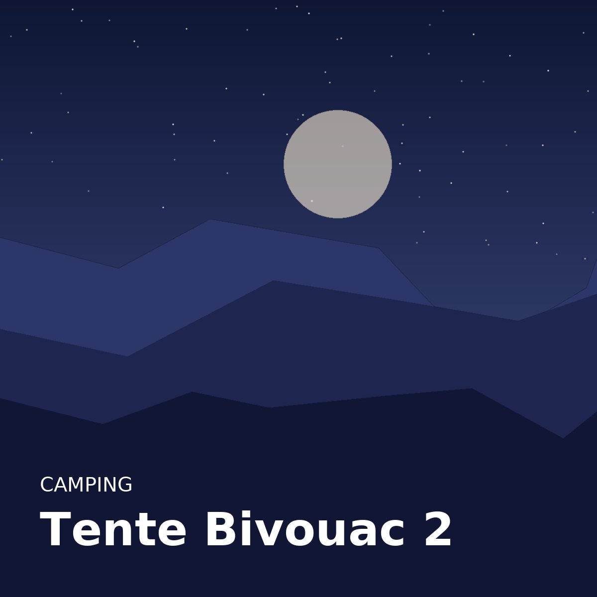 Tente Bivouac 2