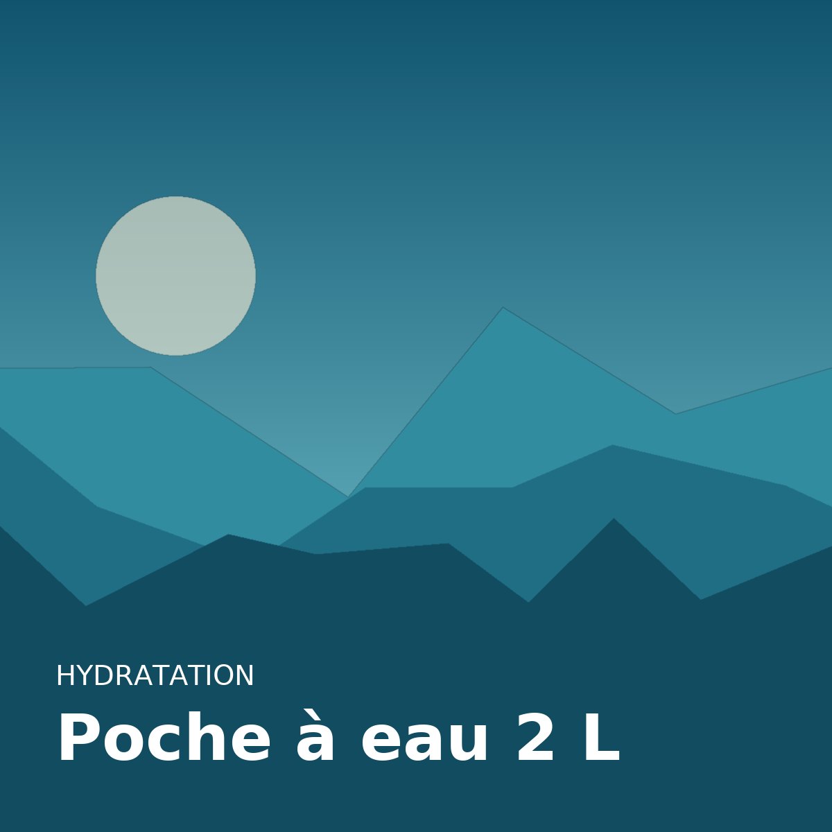 Poche à eau 2 L