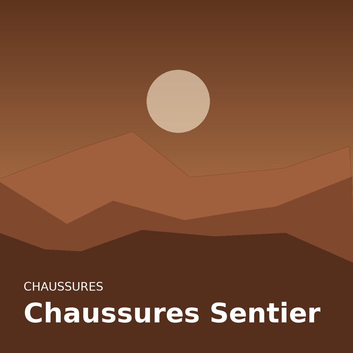 Chaussures Sentier