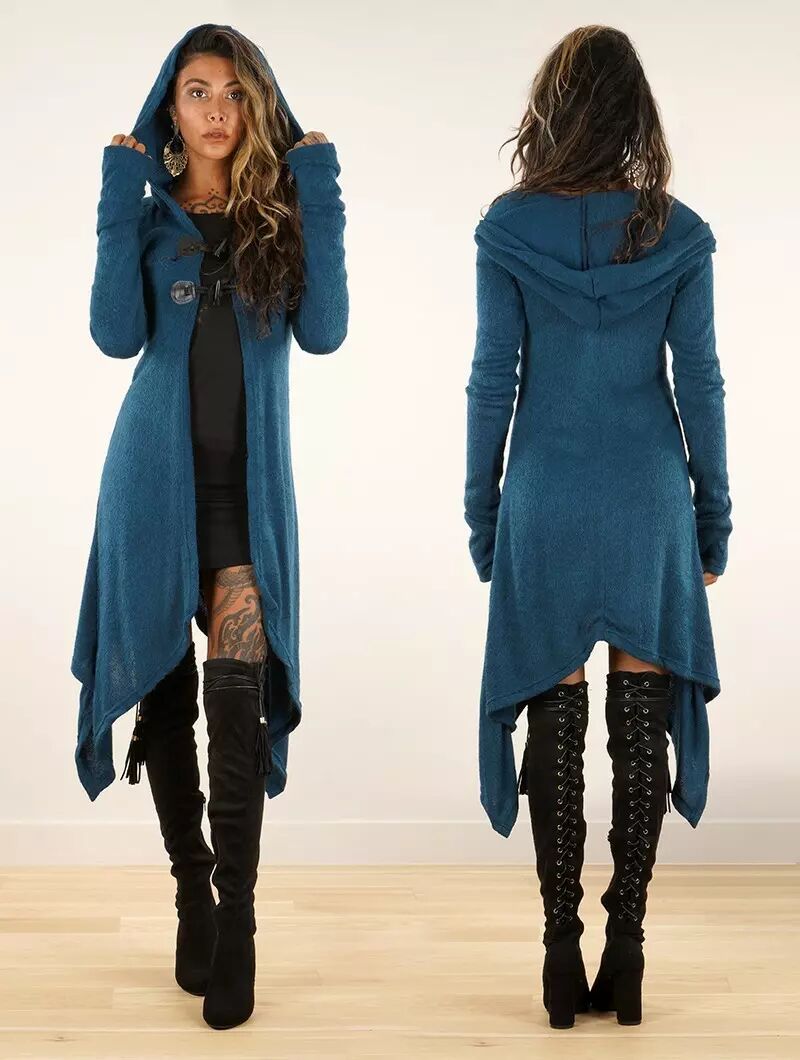 Gilet "Makshi", Bleu Pétrole